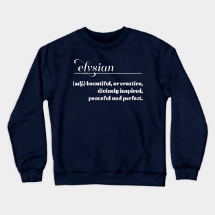 Elysian // Word Lovers Gift Crewneck Sweatshirt